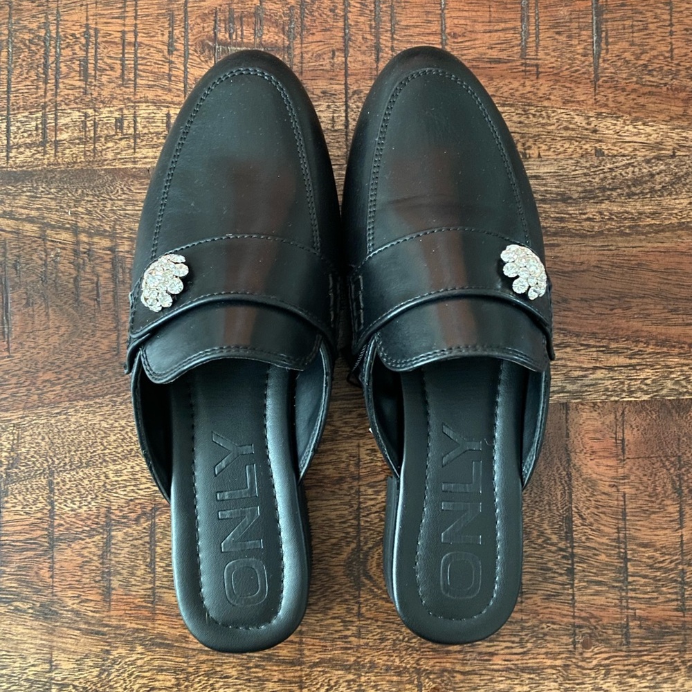 Only Black Matilda Flats Slip On Size Women’s 36/ 5.5